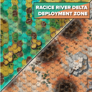 BattleTech: Neoprene Battle Mat Tukayyid Racice River Delta/Deployment Zone (EN)