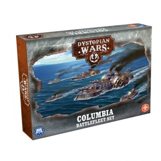 Dystopian Wars: Columbia Battlefleet Set (EN)