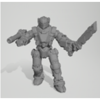 BattleTech Miniatures: Black Knight BL-9-KNT Mech
