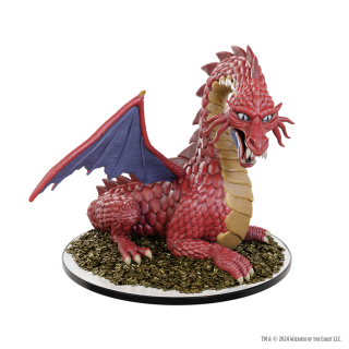 D&D Icons of the Realms: 50th Anniversary Classic Red Dragon Boxed Miniature