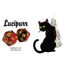 Kitty Clacks Dice Set Lucipurr (7)