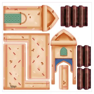 Tabriz: Promo Punchboard 2 Dice Tower (EN)