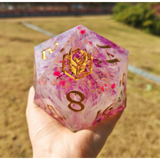 Captured Magic 100mm Chonk D20 Flower Storm