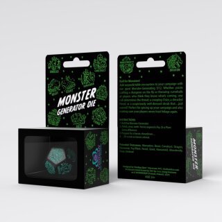 Monster Generator: Die Black & Turquise