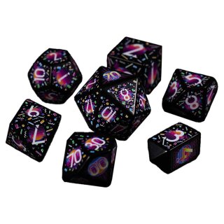 Synth Nights Polyhedral Dice Set (7)