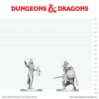 D&D Nolzur`s Marvelous Miniatures: Drow Elite Warrior & Drow Priestess of Lolth