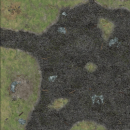 Cobbled Outskirts Gaming Mat 2x2 Grid